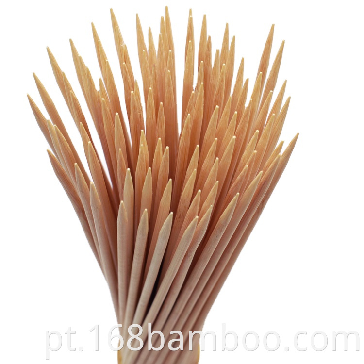 Sharp point bamboo sticks